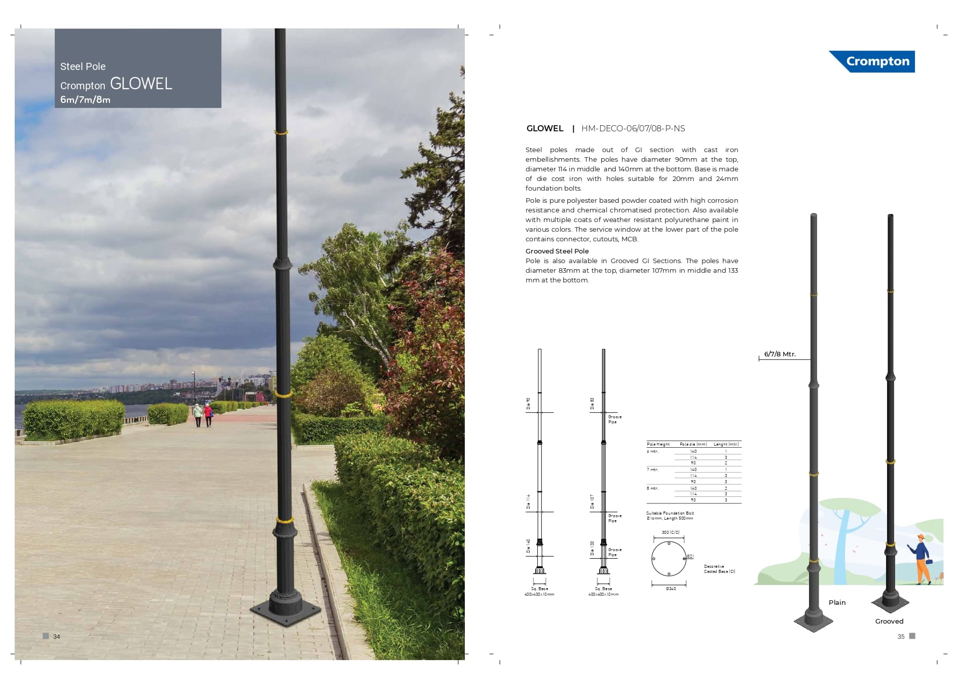 Steel Pole (GLOWEL)