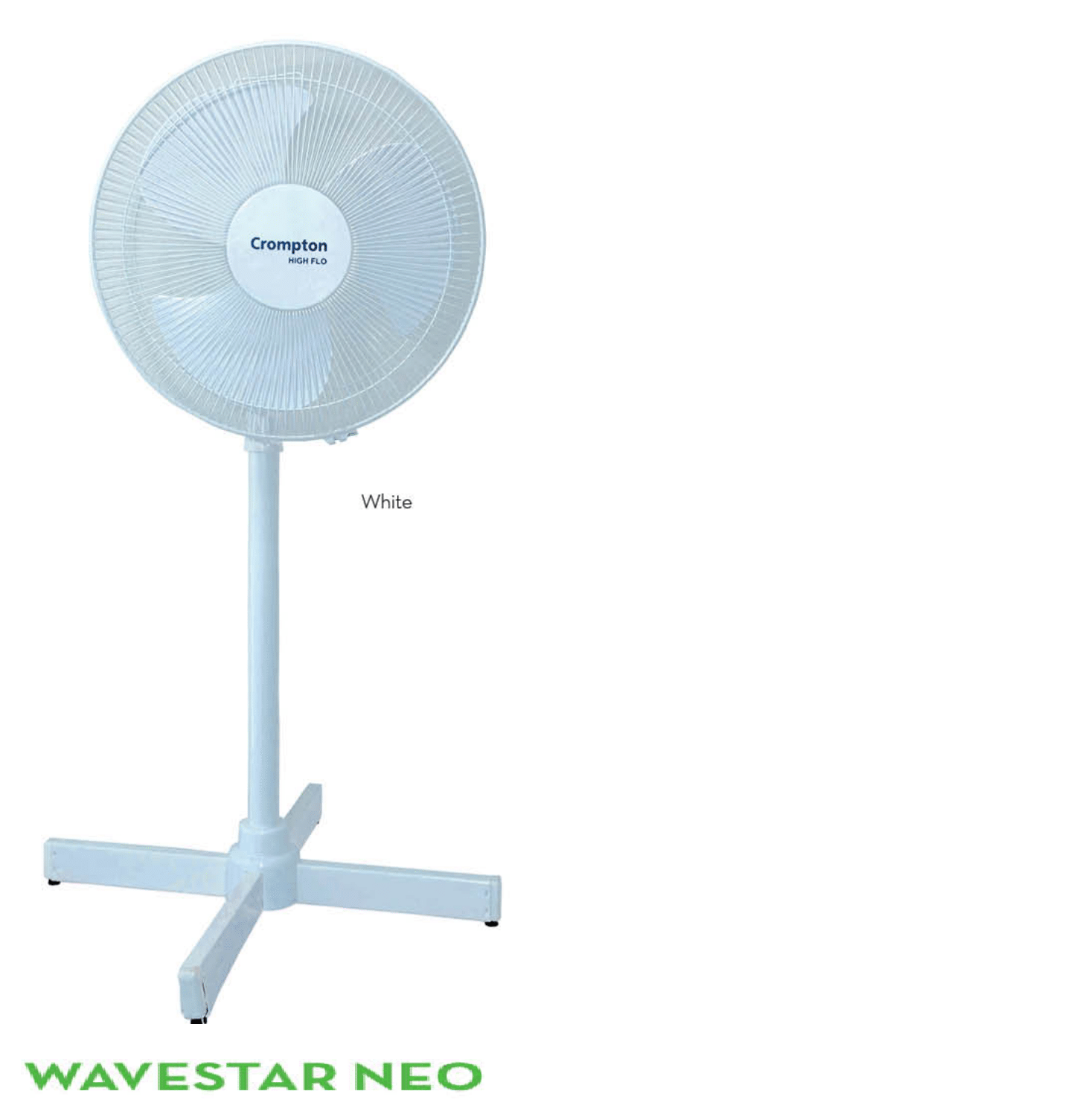 PEDESTAL FAN-WAVESTAR NEO-WHITE