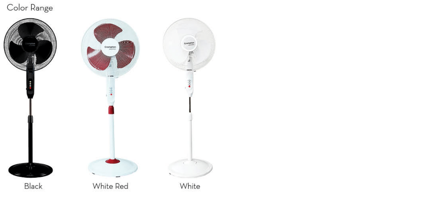 PEDESTAL FAN-GALE CLASSIC-COLOR RANGE