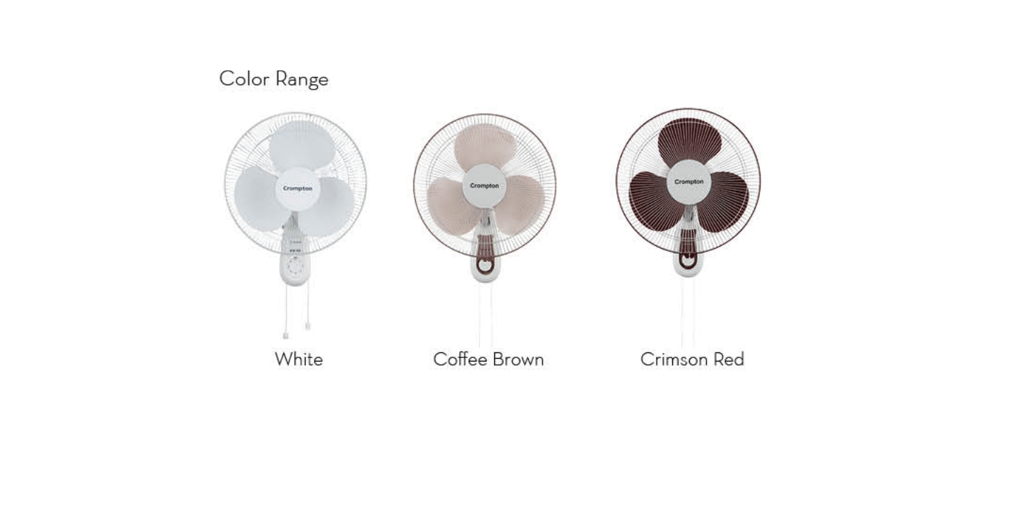 WALL FAN-HIGH FLO WAVE PLUS-COLOR RANGE