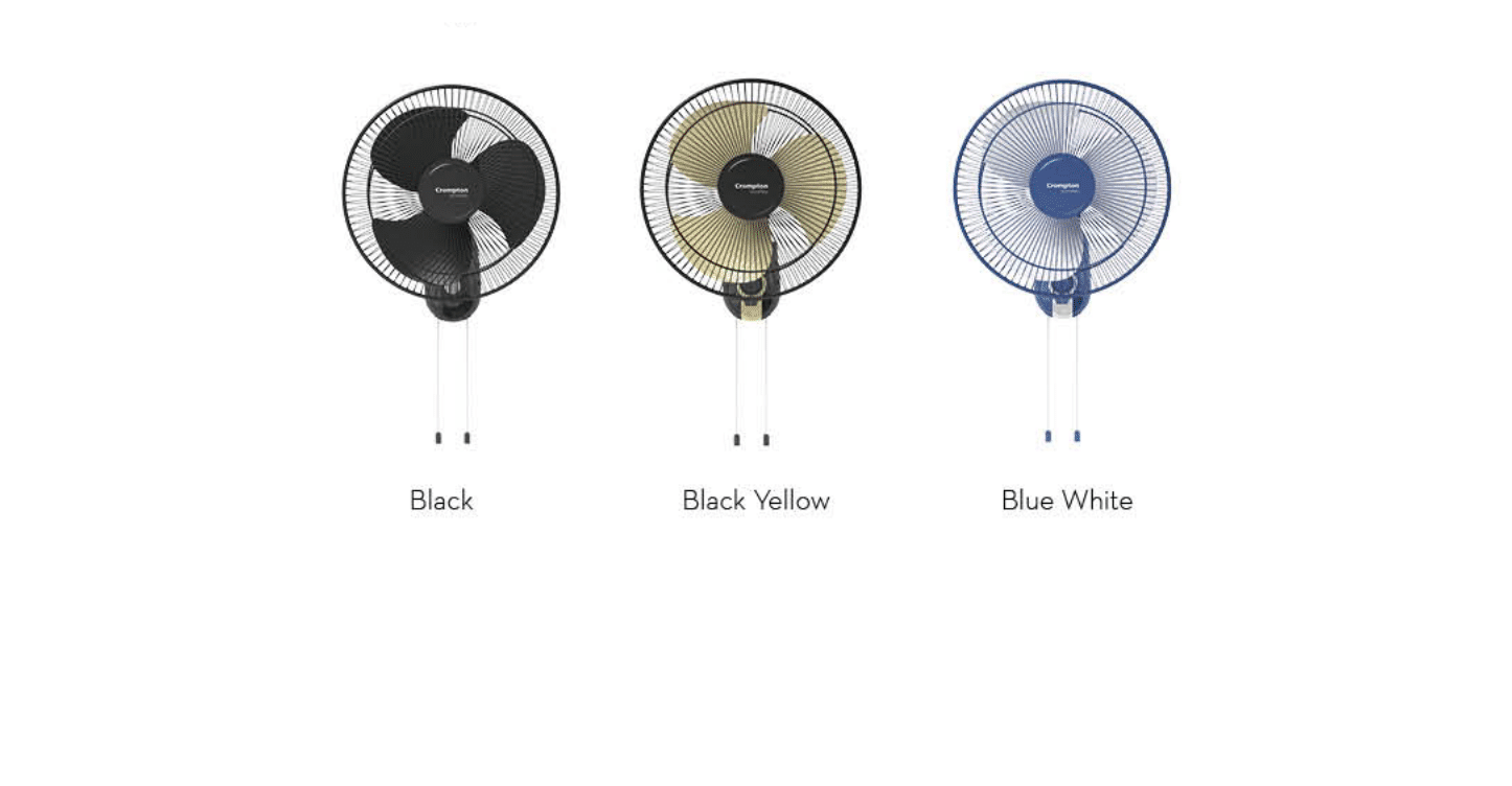 WALL FAN-HIGHSPEED TORPEDO-COLOR RANGE