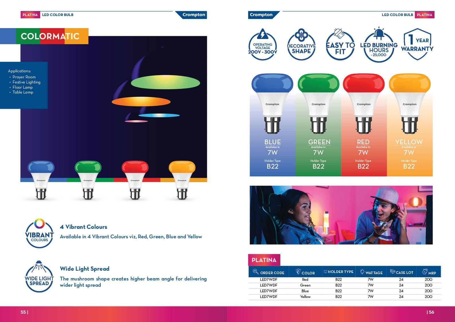 Colormatic bulb
